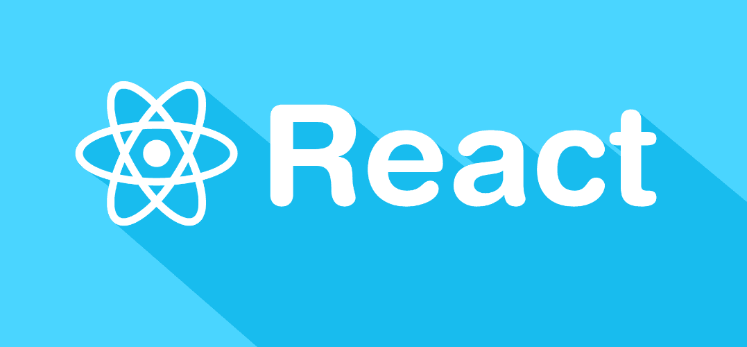 An image with the logo of reactJS, an open-source JavaScript library used for building user interfaces (UIs) or user interface components.