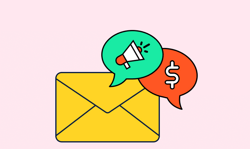 An image depicting a dollar cost of email marketing
